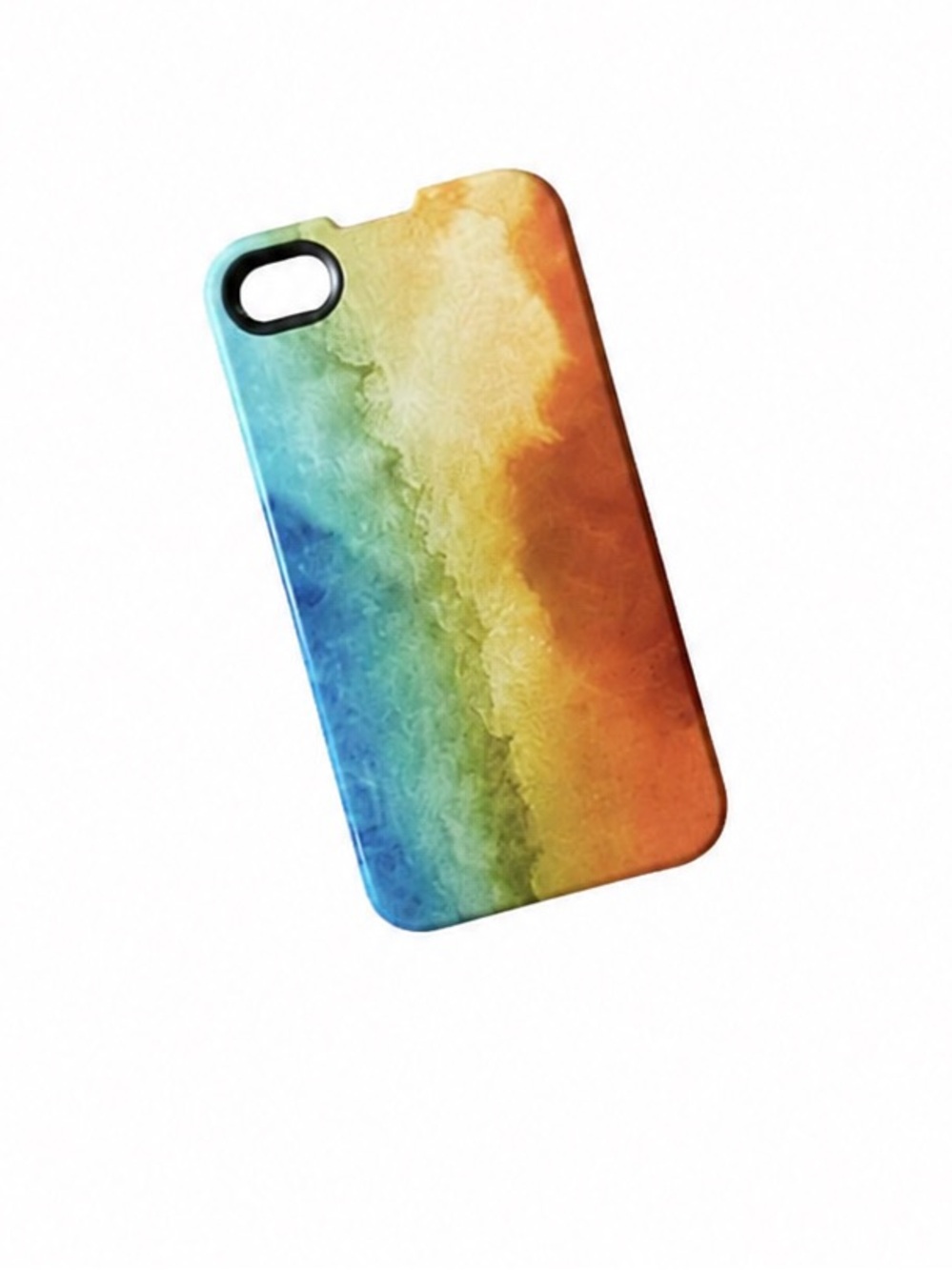Rainbow Watercolor Gradient Hard iPhone 4s Phone Case